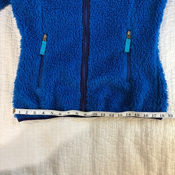 Patagonia Retro-X Fleece Hoodie Cardigan,  Women Small, Oasis Blue, EUC - Picture 4 of 10